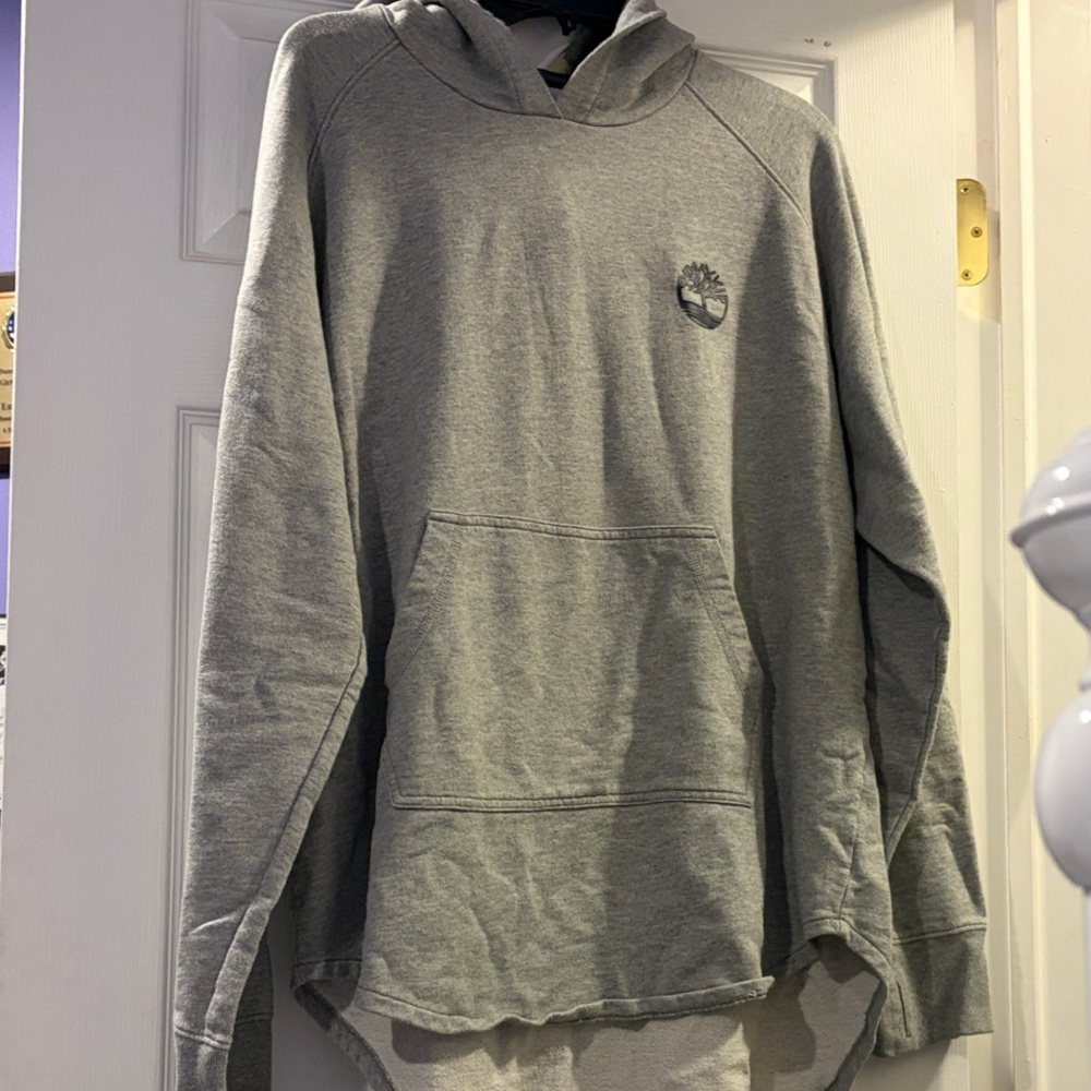 Timberland Men's Light Gray Hoodie